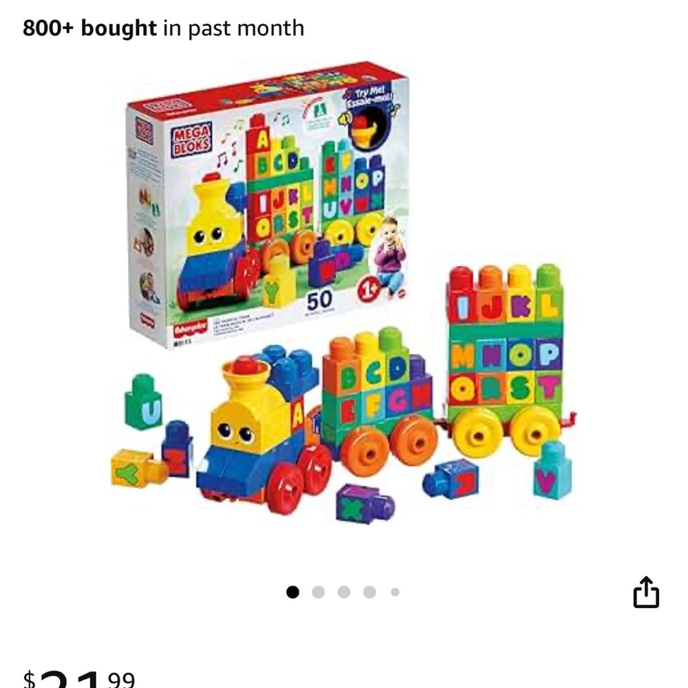 Red and Blue Building Set with Large Blocks and Castle Design